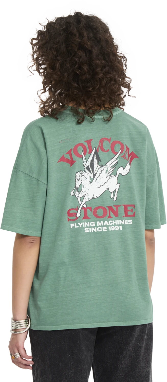 Volcom VOLTRIP TEE camiseta manga corta mujer detail 1 | Evergreen
