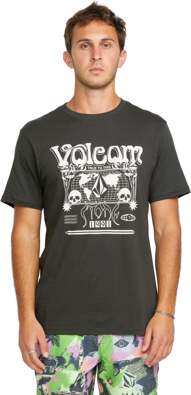 Volcom Worldly camiseta manga corta hombre | STEALTH