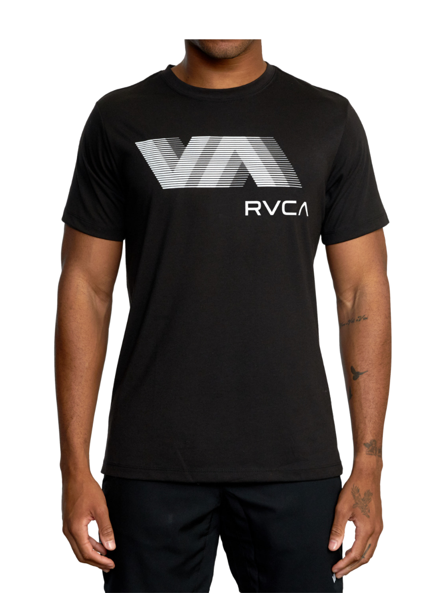 RVCA Sport Blur T-Shirt – Schwarz