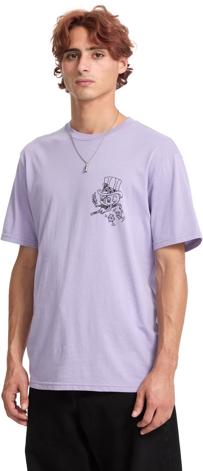 Volcom Harry camiseta manga corta hombre detail 6 | Purple Ash
