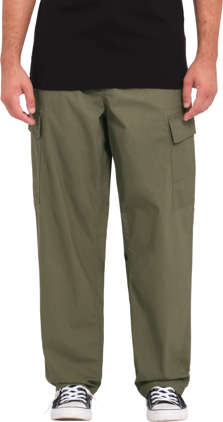 Volcom Billow Tapered Elasticated Waist Cargo Trousers pantalón chino hombre | Wintermoss