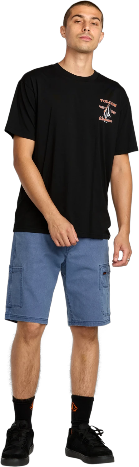 Volcom Enamel camiseta manga corta hombre detail 4 | Black