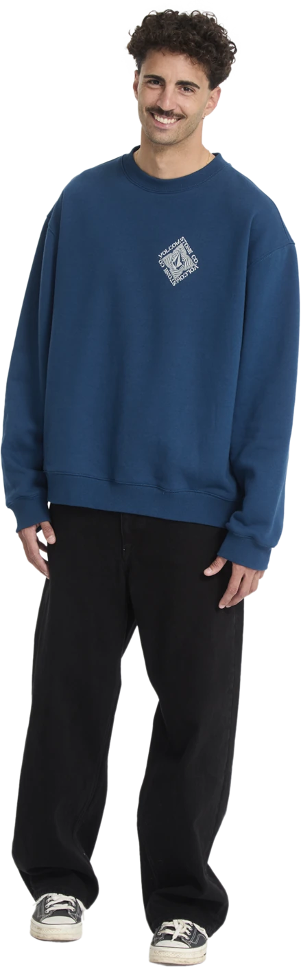 Volcom Watanite sudadera hombre detail 4 | Cosmic Blue