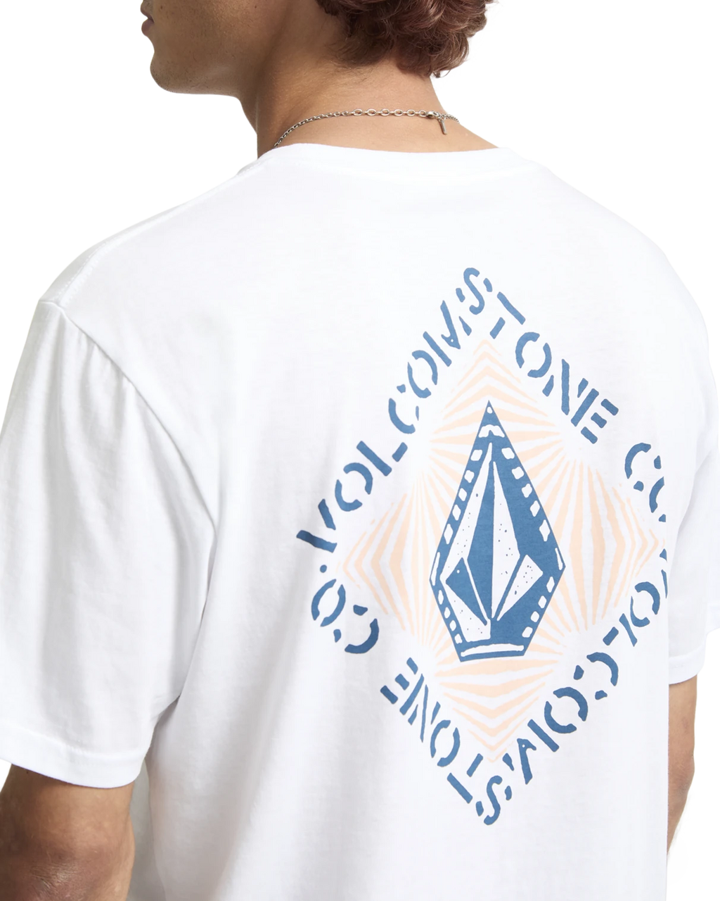 Volcom Obtical camiseta manga corta hombre detail 4 | White