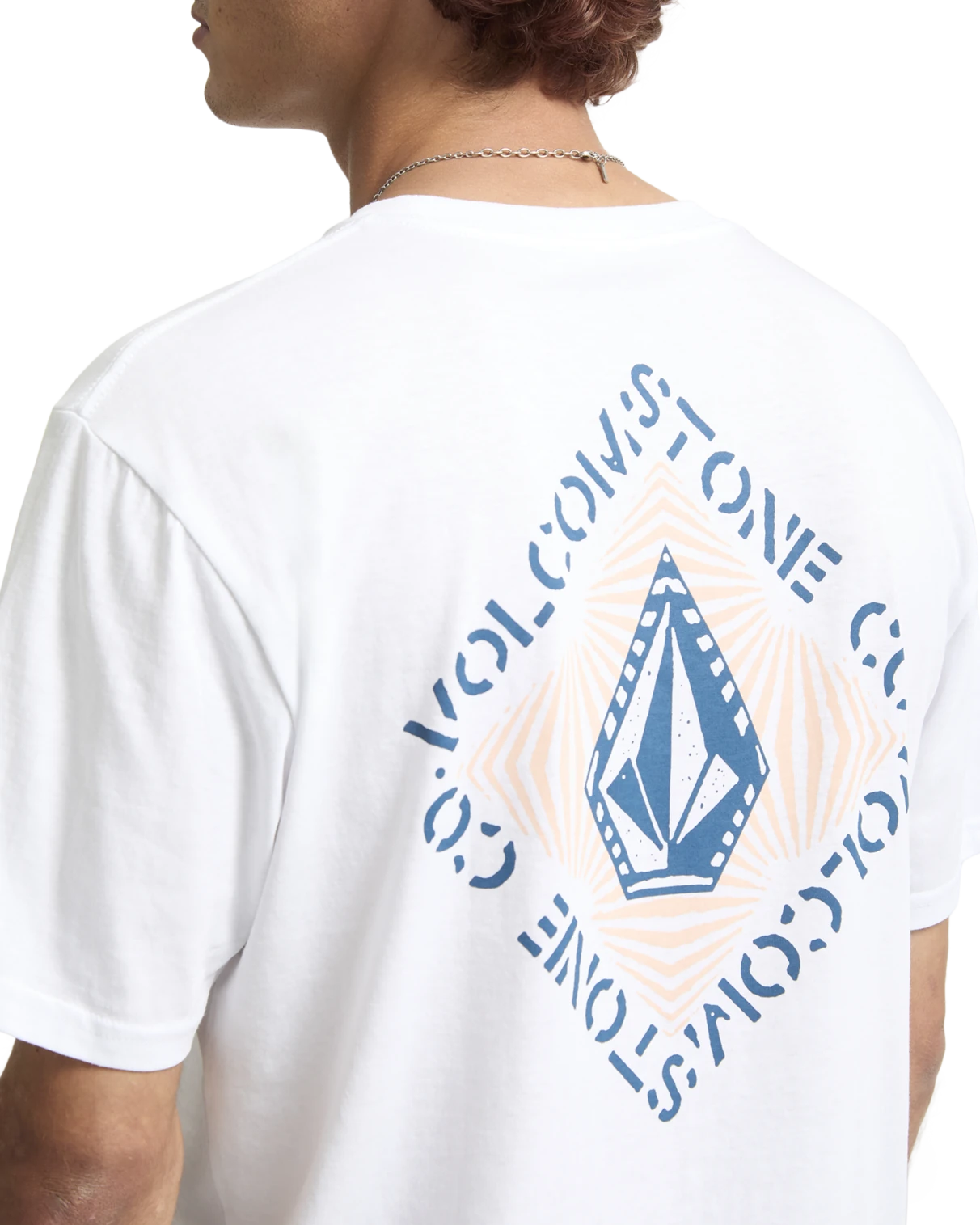 Volcom Obtical camiseta manga corta hombre detail 4 | White