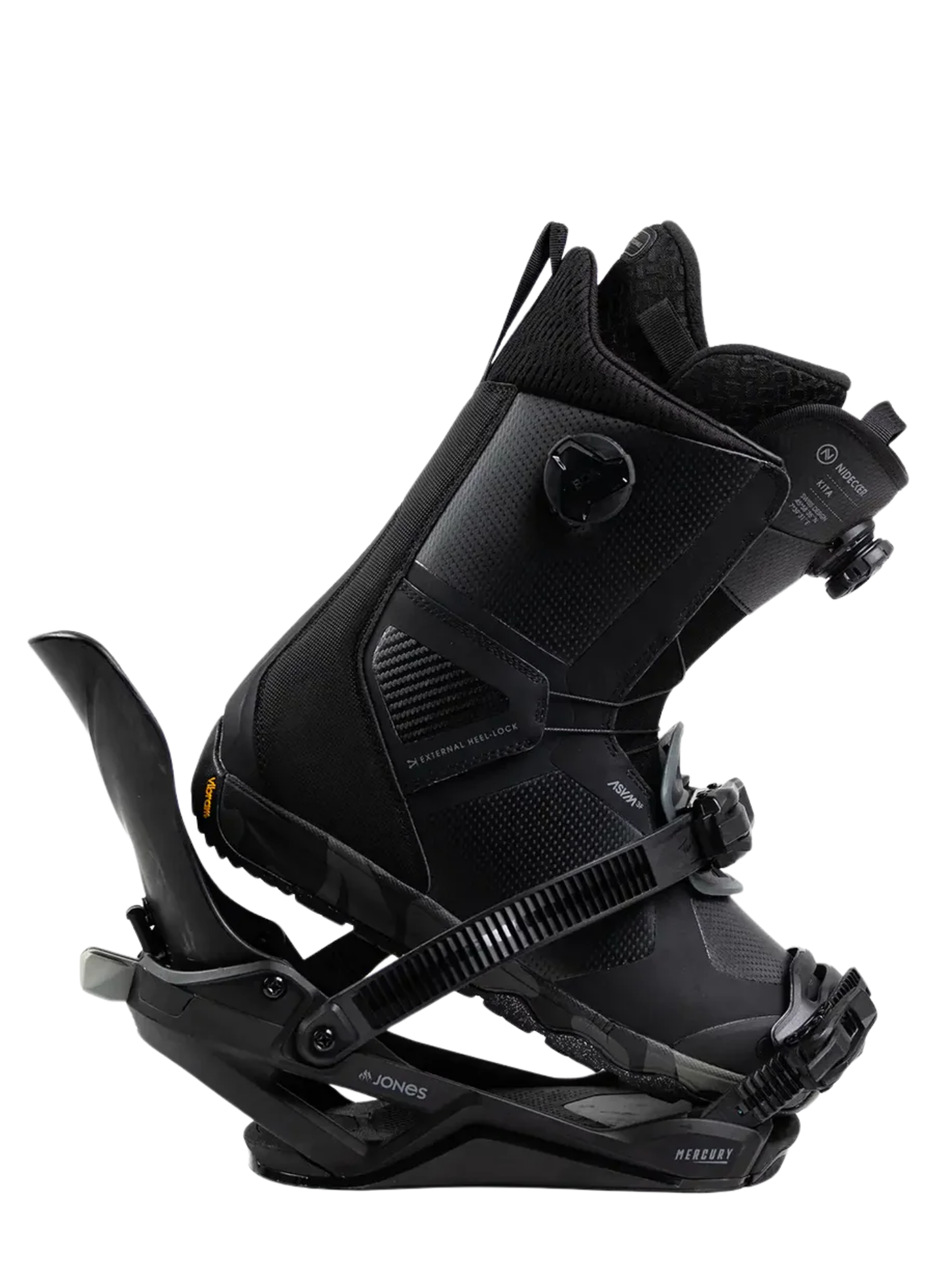 Fixations Snowboard Jones Mercury FASE® 2026 | Eclipse Black