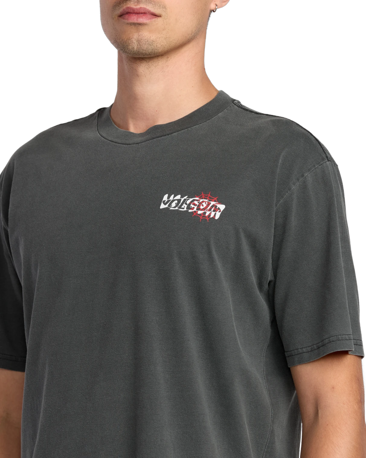 Volcom Brain Mix camiseta manga corta hombre detail 3 | Stealth