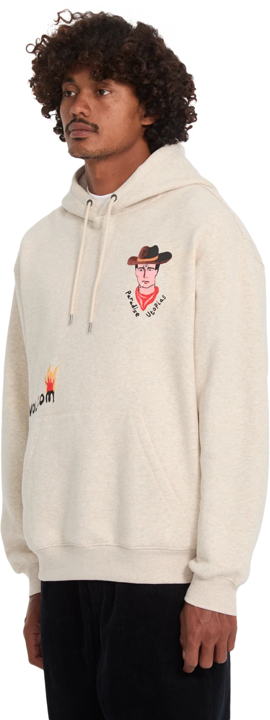Volcom FA MICKEY MASON PO sudadera con capucha hombre detail 2 | Dust Heather
