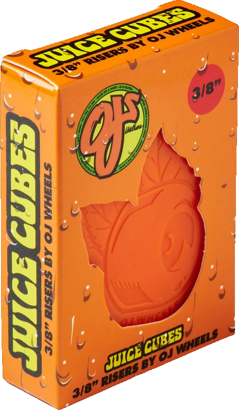 OJ Wheels Juice Cubes 3/8in Risers risers detail 1 | Orange