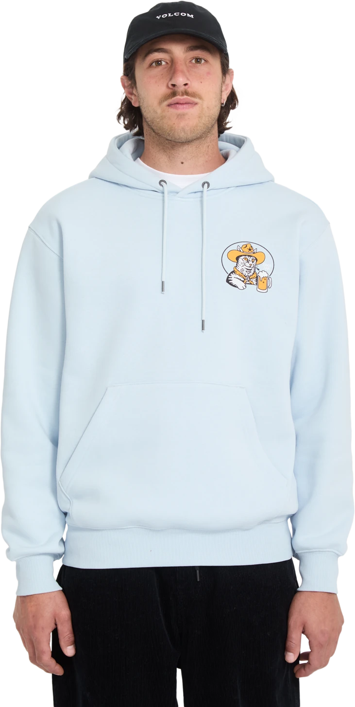 Volcom NODER PO sudadera con capucha hombre | Light Blue Acid