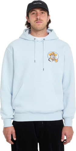 Volcom NODER PO sudadera con capucha hombre | Light Blue Acid