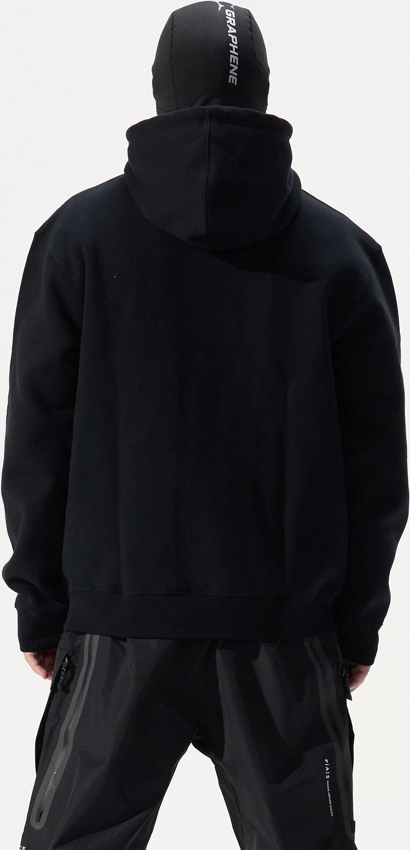 Whitespace BLOCK HOODIE sudadera hombre detail 4 | Black