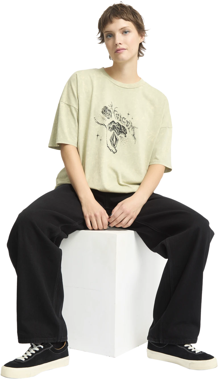 Volcom Voltrip camiseta manga corta mujer detail 4 | Green Tea