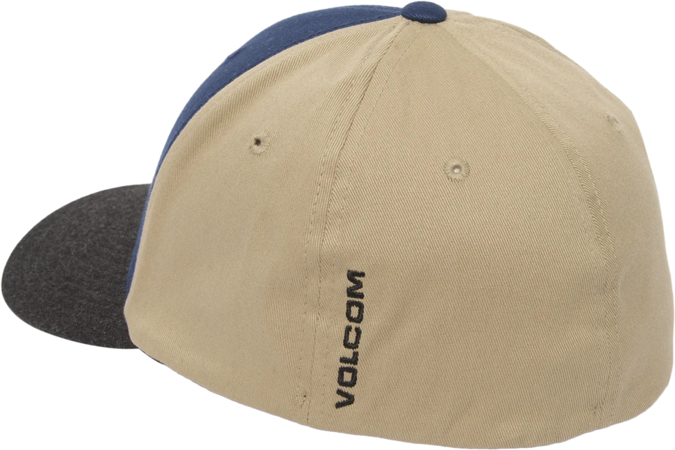 Volcom Full Stone Heather Flexfit gorra hombre detail 1 | Dust Bowl Indigo