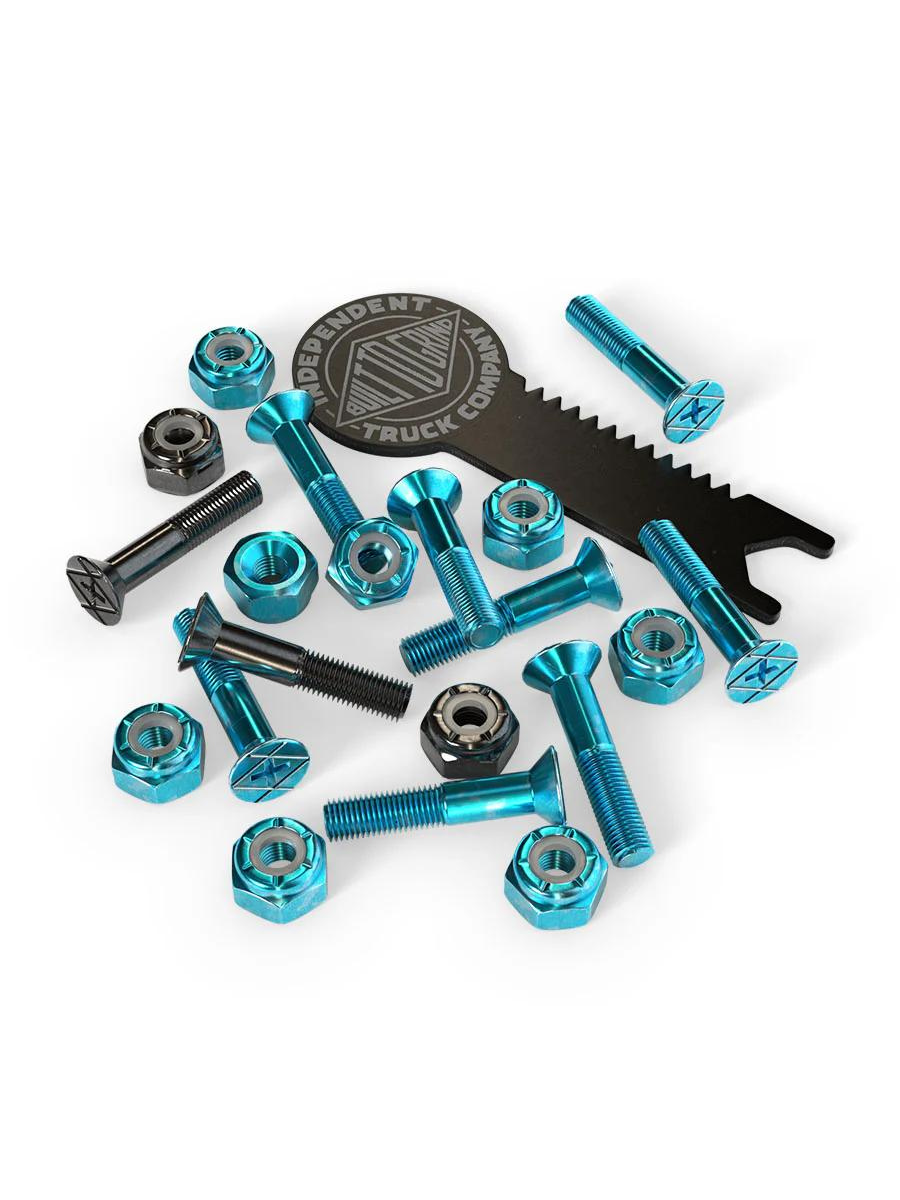 Tornillos skate Independent Phillips Blue/Black - 1"