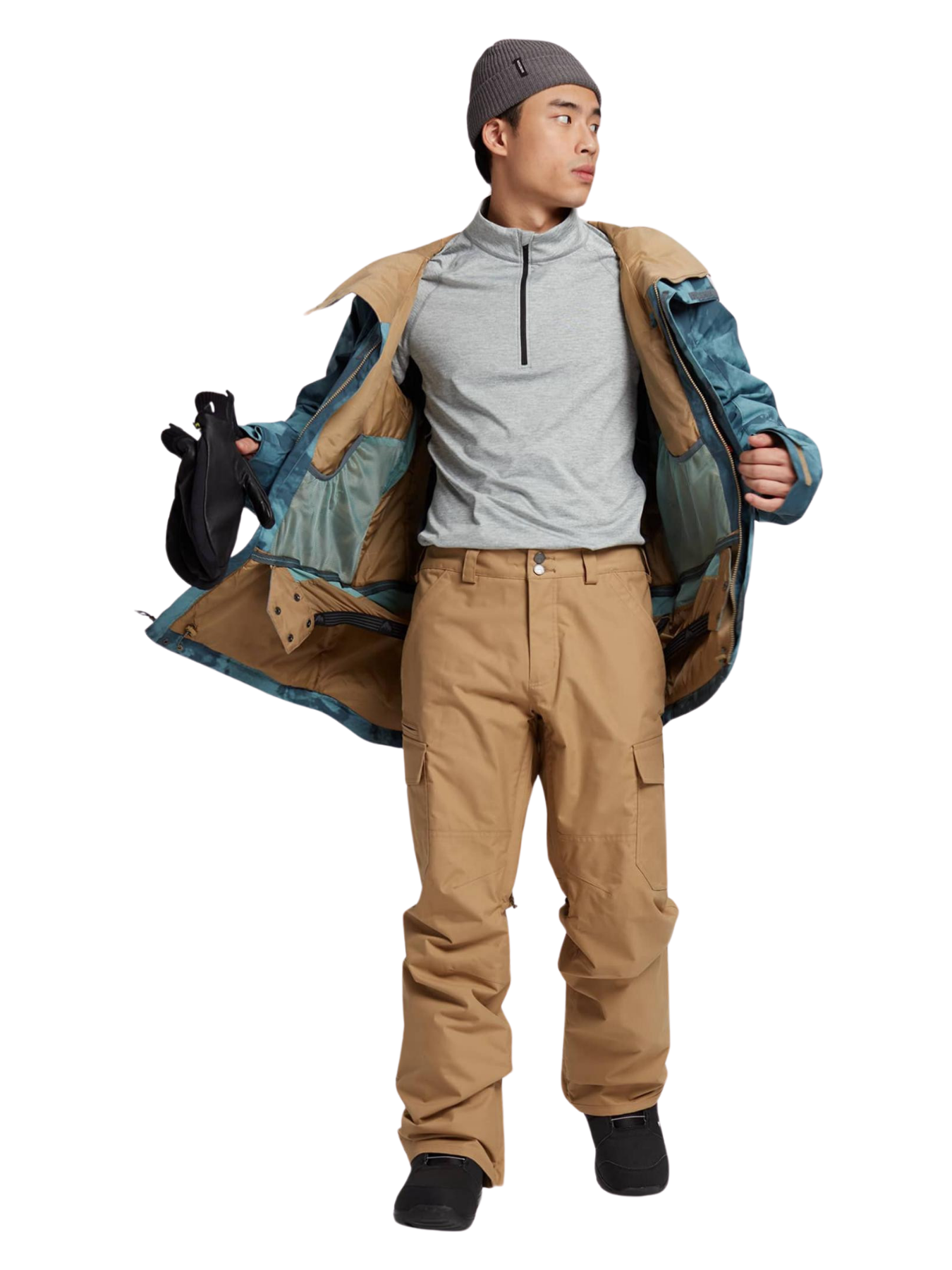 Burton Cargo 2L Relaxed Snowboardhose – Kelp