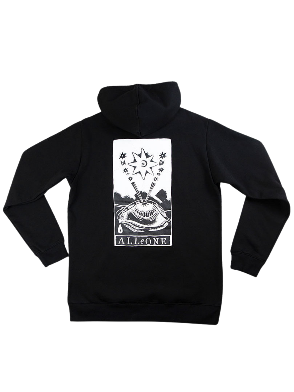All One Brand Eye See Star Kapuzenpullover – Schwarz