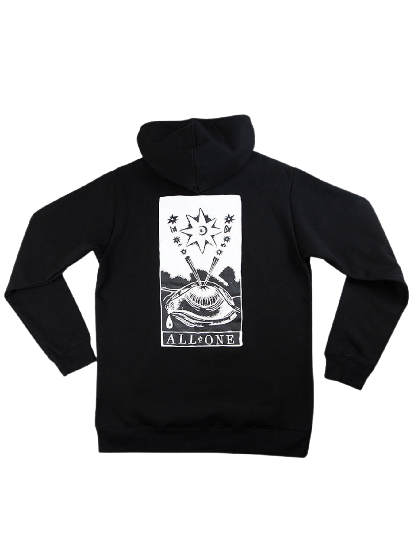 Sweat à capuche All One Brand Eye See Star - Noir