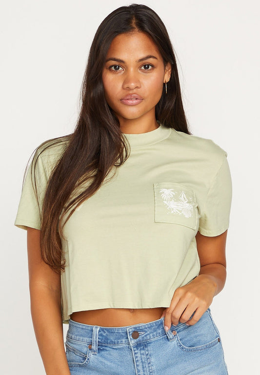 Volcom Pocket Dial T-Shirt - Salbei