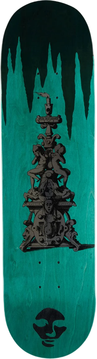 Opera Opera Nassim Totem EX7 Tabla de Skate 8.375" tablas de monopatín | Green/Black