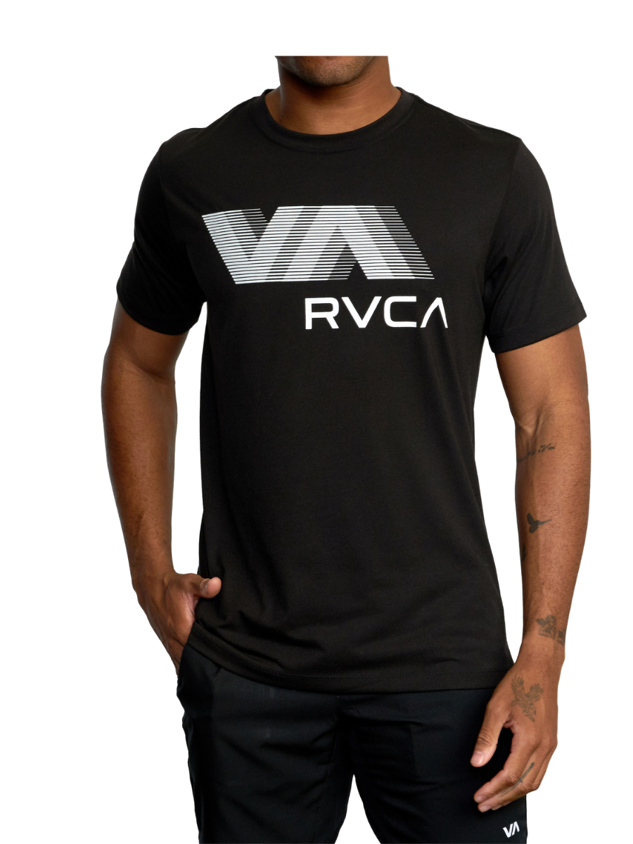 T-shirt RVCA Sport Blur - nera