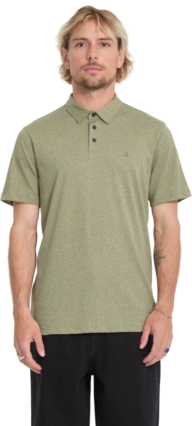 Volcom WOWZER POLO SS camisas hombre | Thyme Green