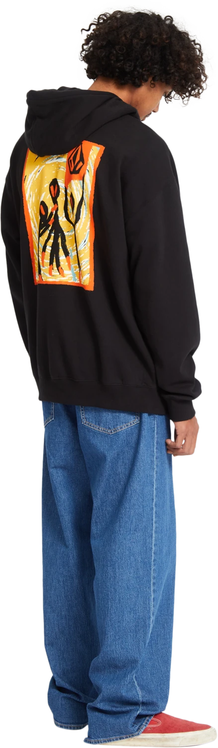 Volcom GONYVADERS PO sudadera con capucha hombre detail 3 | Black