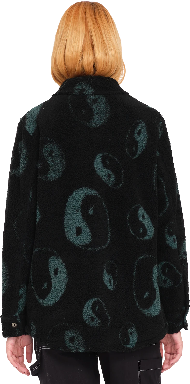Volcom SILENT SHERPA JACKET chaquetas y abrigos mujer detail 1 | Black Combo