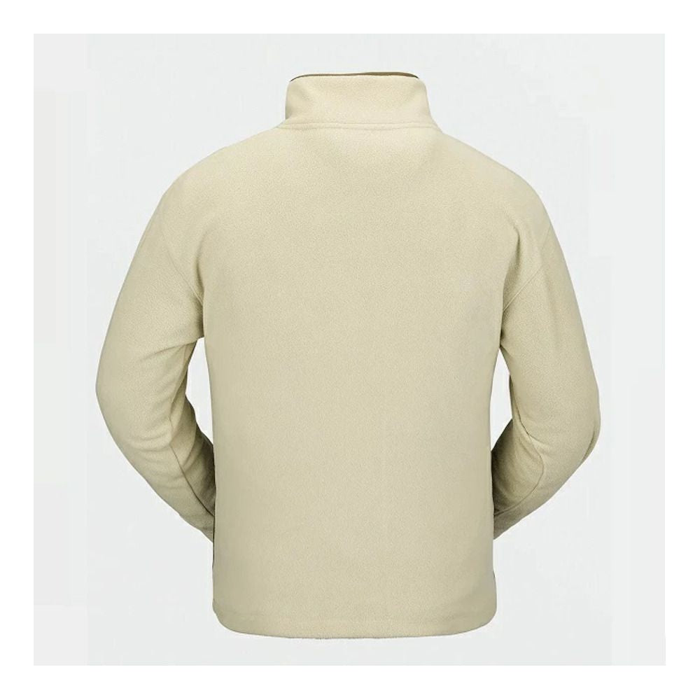 Volcom V-Science Fleece Pullover 1/2 Zip Schnee-Sweatshirt – gebrochenes Weiß