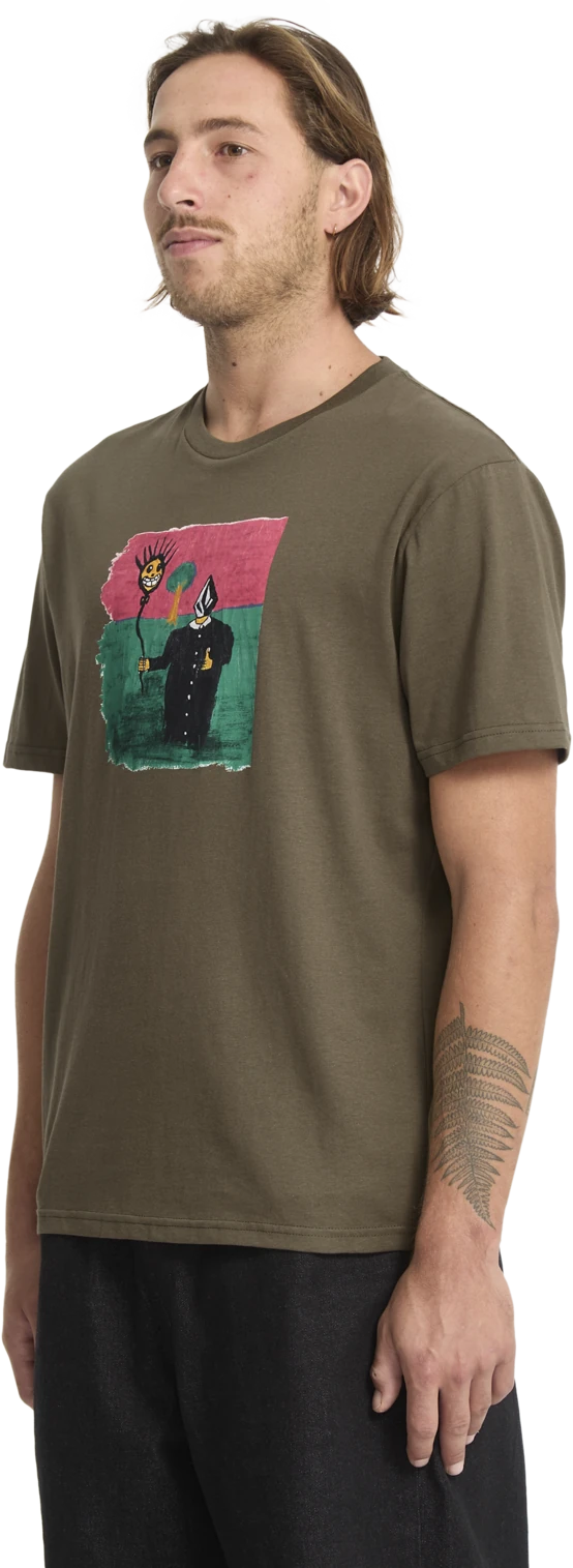Volcom Issam camiseta manga corta hombre detail 5 | Sage Leaf