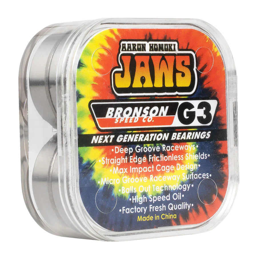 Rodamientos Aaron JAWS Homoki G3 Bronson Skateboard Bearings