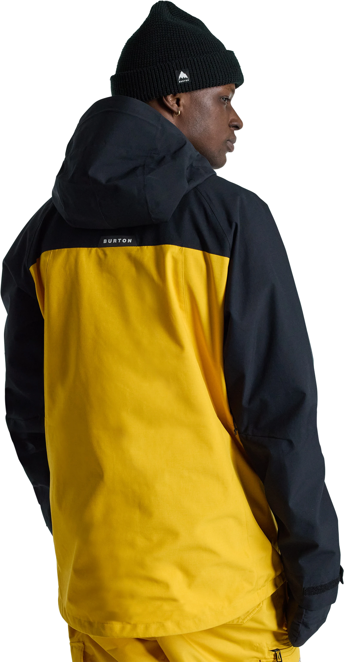 Burton Burton Lodgepole 2L Jacket chaquetas y abrigos hombre detail 1 | True Black / Goldenrod