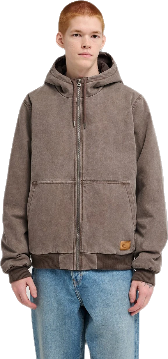 Element Hooded Bomber Jacket Chaqueta de lona medium jacket hombre | Marrón