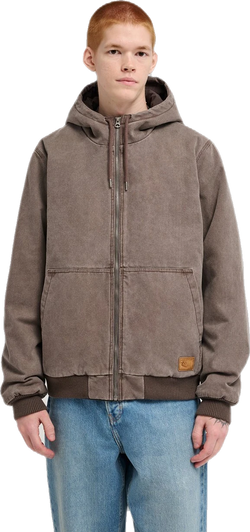 Element Hooded Bomber Jacket Chaqueta de lona chaquetas y abrigos hombre | Marrón