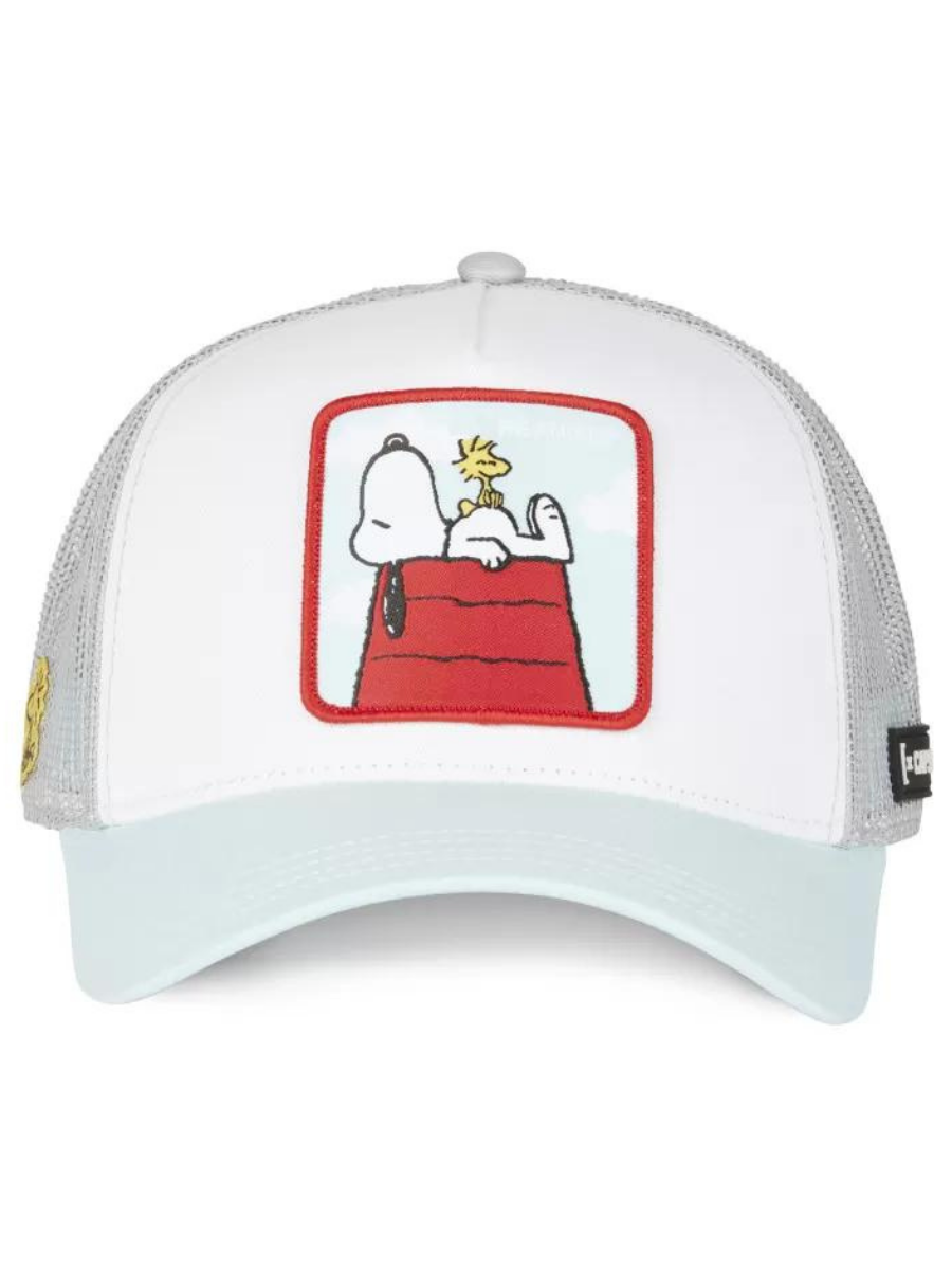 Cappellino Trucker Capslab x Peanuts (Snoopy) - Bianco/Azzurro