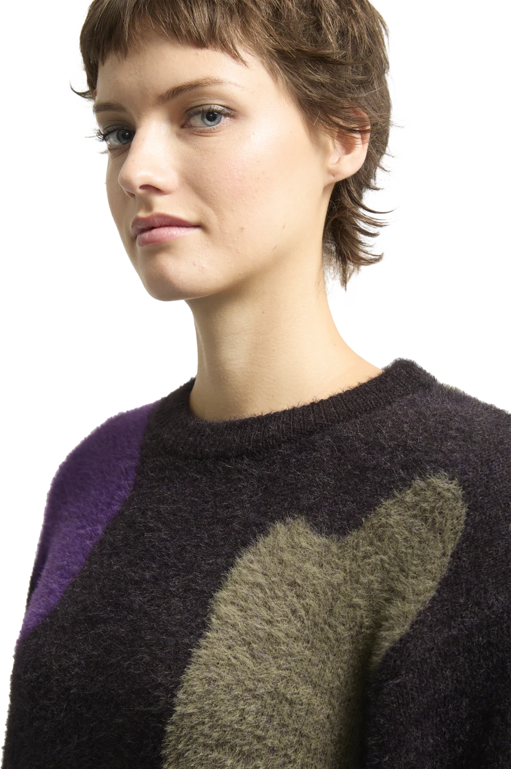 Volcom Blowstone jersey mujer detail 2 | Black