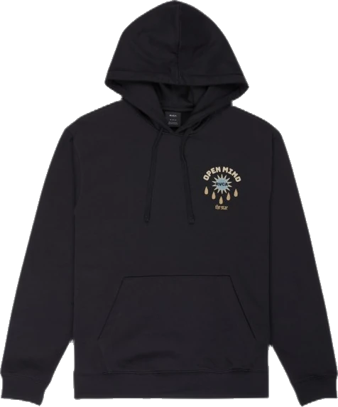 Rvca The Star Sudadera con capucha sudadera hombre detail 4 | Negro