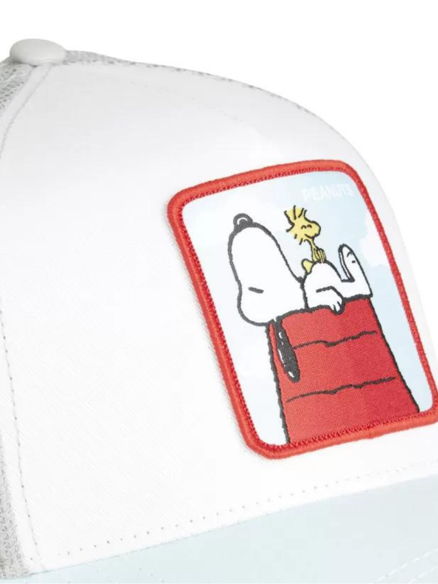 Capslab x Peanuts (Snoopy) Trucker Cap – Weiß/Hellblau | Kappen | Meistverkaufte Produkte | Neue Produkte | Neueste Produkte | Sammlung_Zalando | surfdevils.com