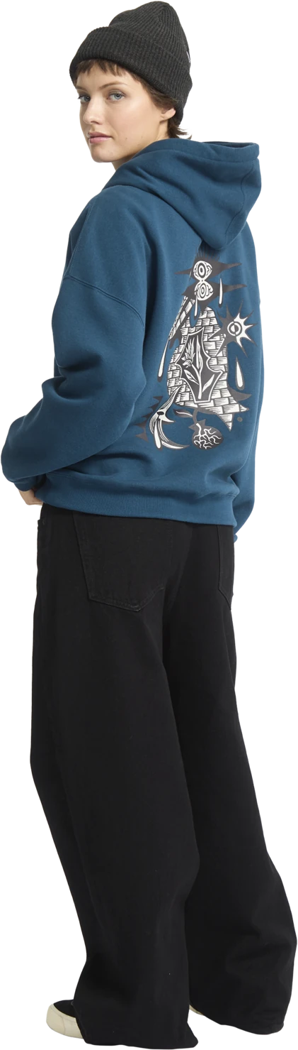 Volcom FA Vaderetro sudadera con capucha mujer detail 3 | Emerald Green