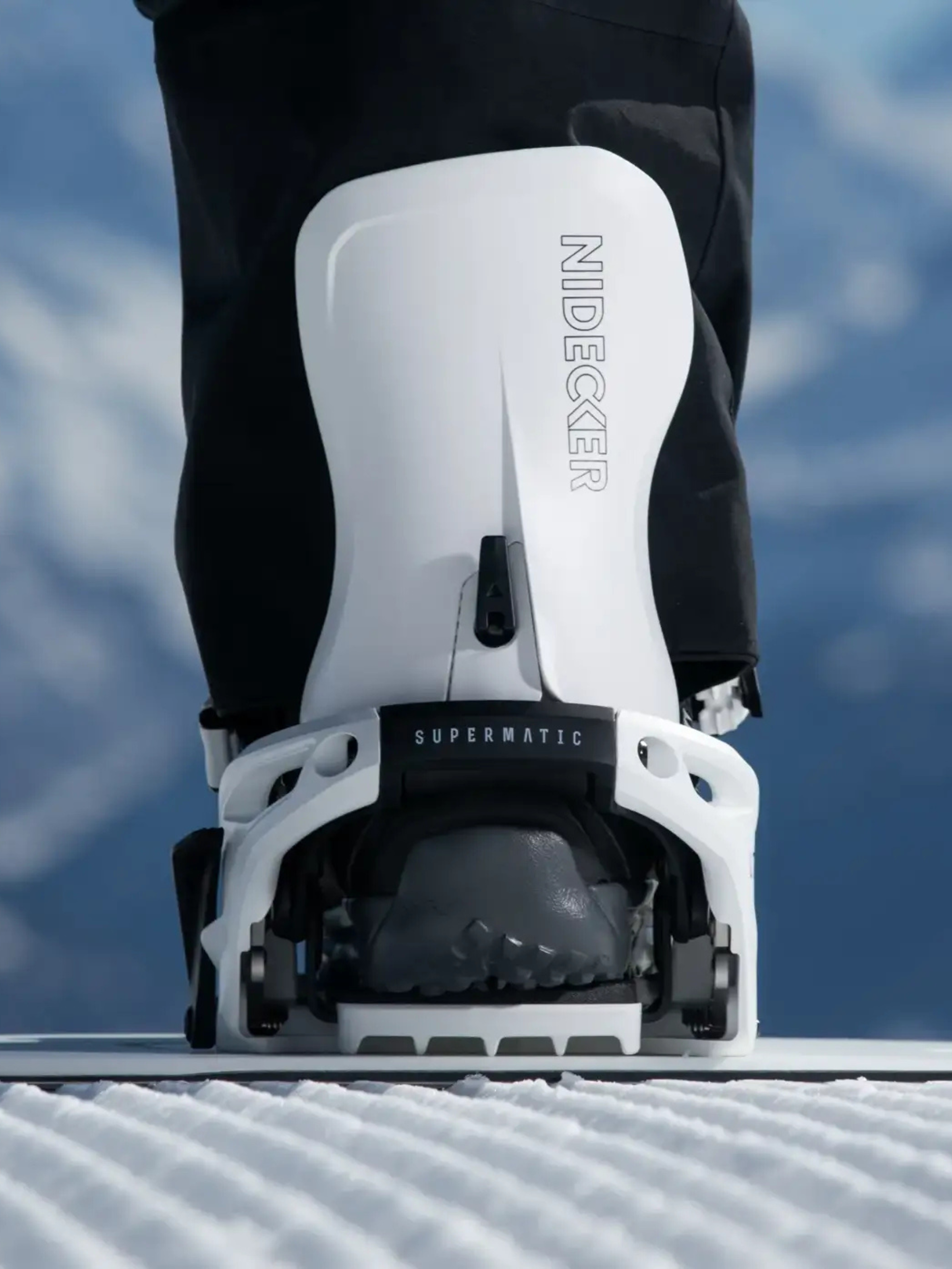 Fijaciones Snowboard Nidecker SuperMatic LT 2026 | White