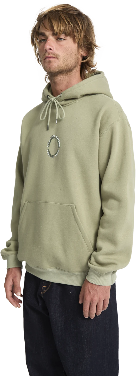 Volcom Watanite sudadera con capucha hombre detail 3 | Green Tea