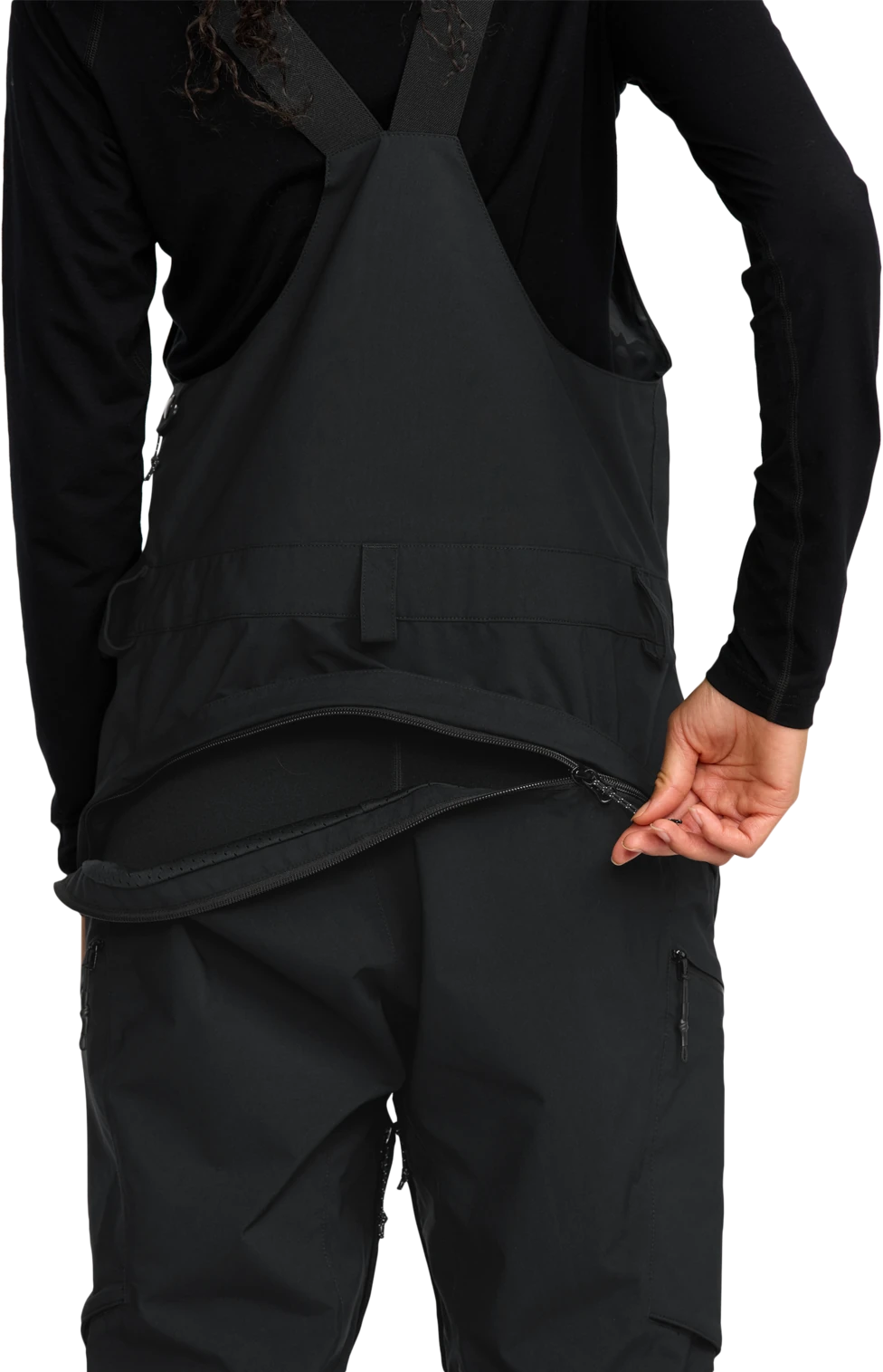 Volcom ASH STRETCH GORE BIB OVERALL pantalón mujer detail 7 | Black