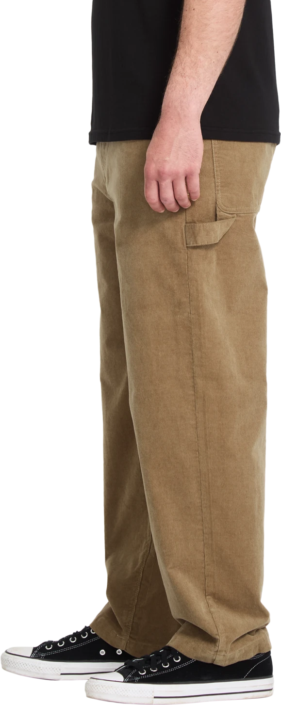 Volcom KRAFTSMAN CORD PANT pantalón chino hombre detail 2 | Dark Khaki