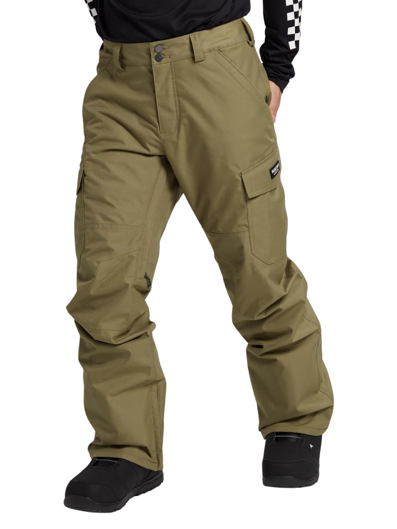 Calças de snowboard relaxadas Burton Cargo 2L - Martini Olive