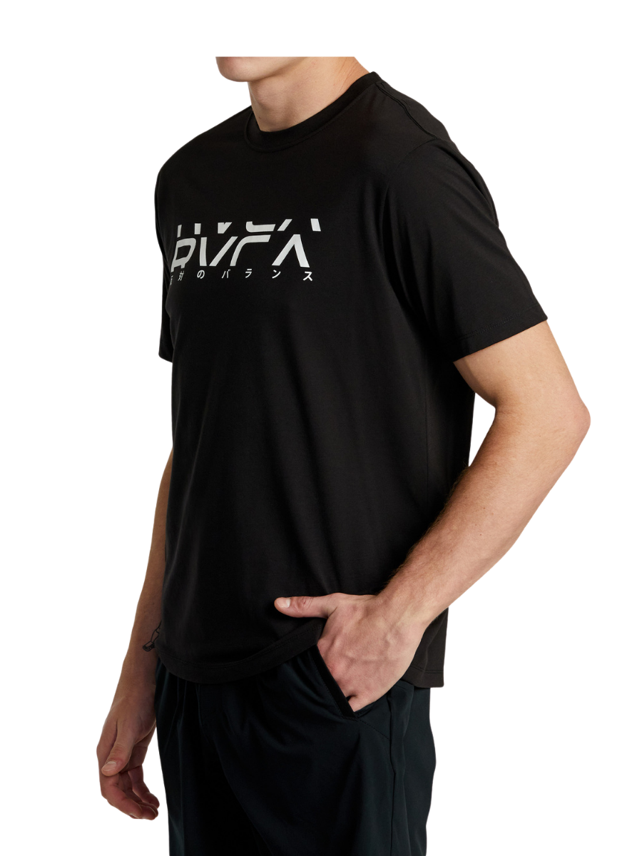 T-shirt RVCA sezione grande - nera