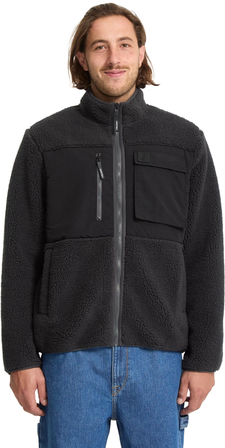Volcom Storm Stone sudadera con capucha hombre | Asphalt Black