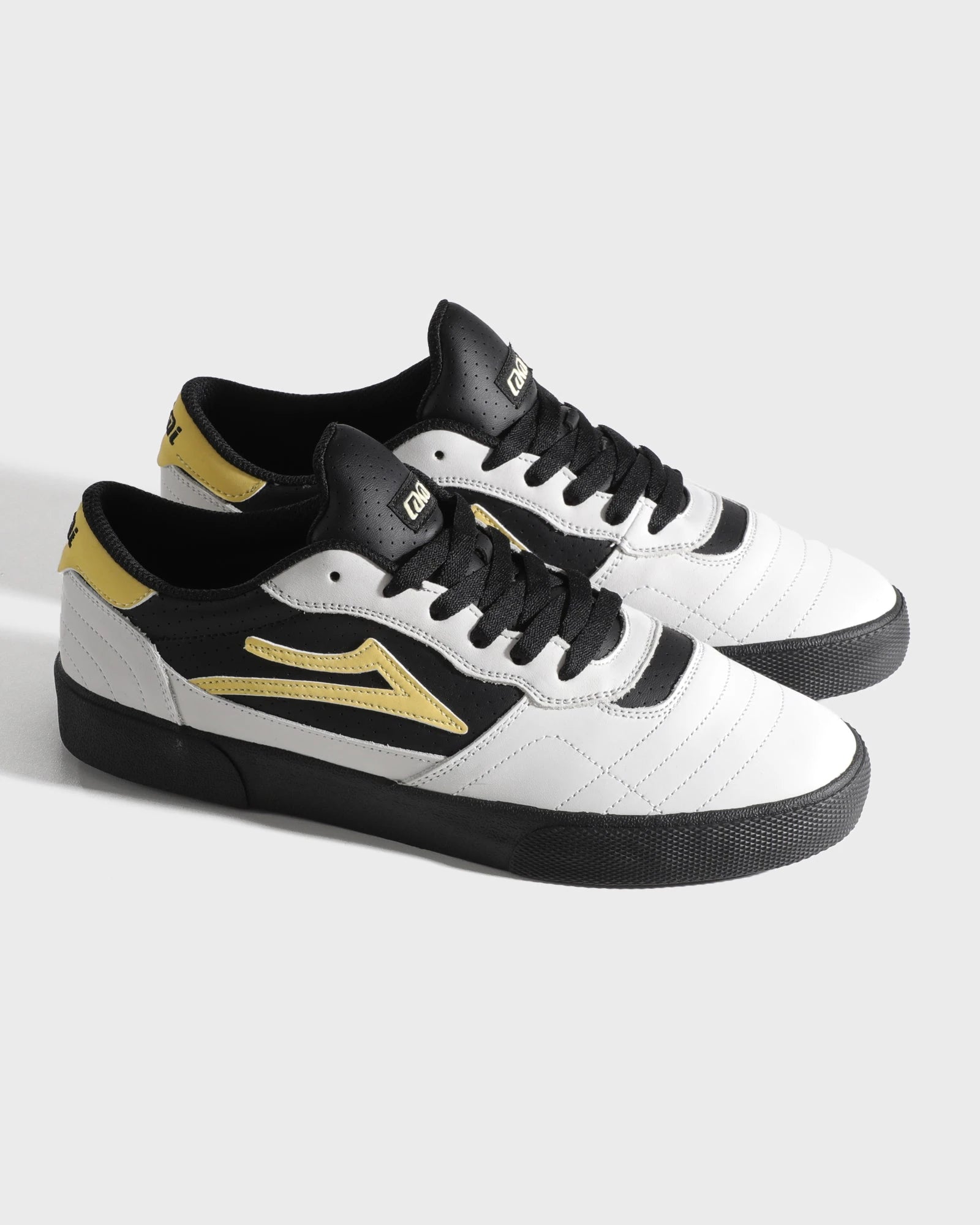 Lakai Men's Cambridge calzado hombre detail 1 | WHITE BANANA BLACK