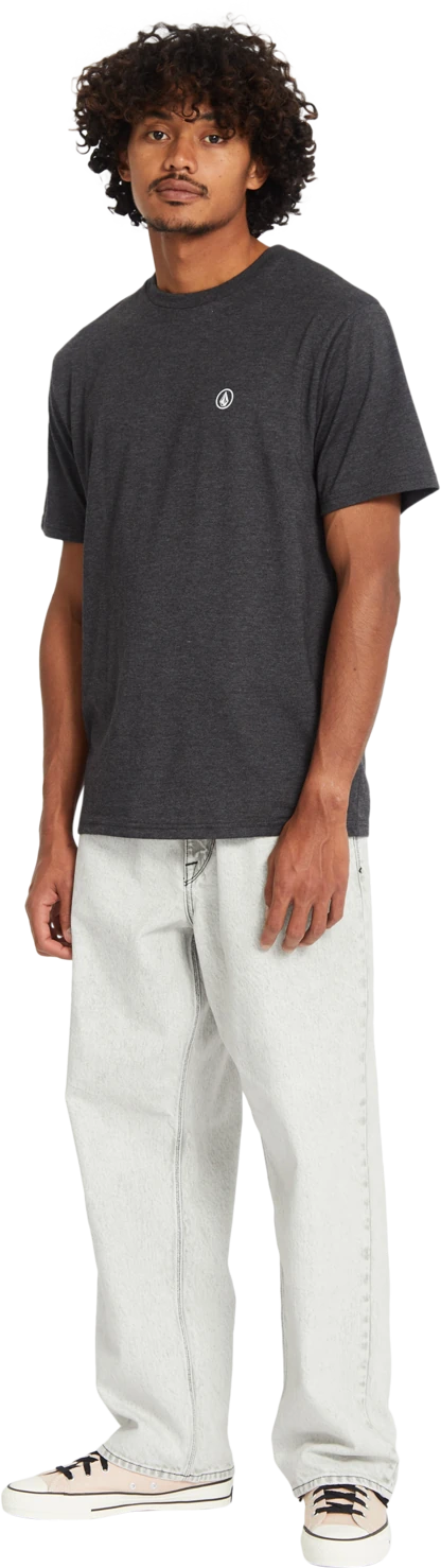 Volcom Circle Blanks camiseta manga corta hombre detail 5 | Heather Black