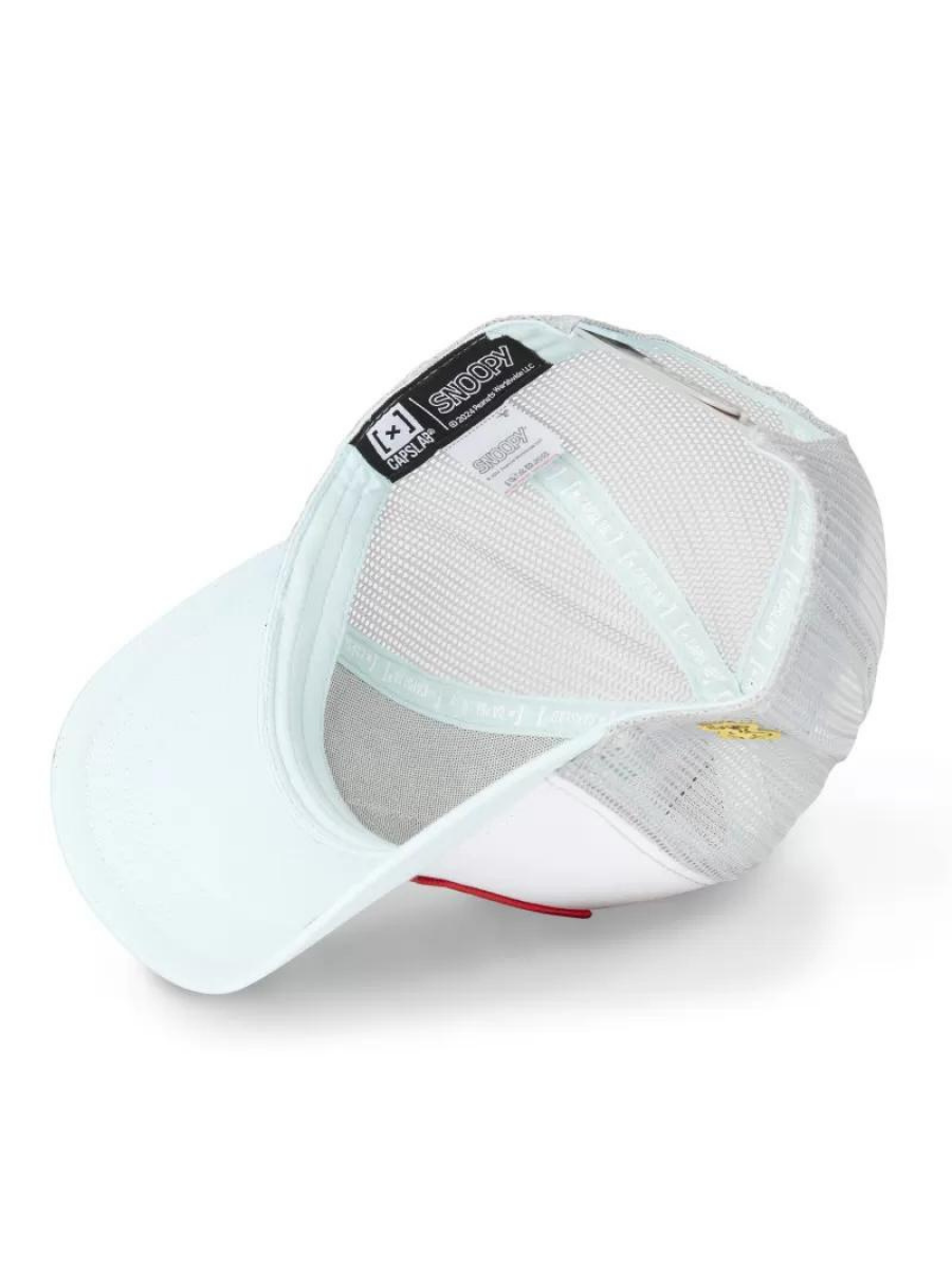 Cappellino Trucker Capslab x Peanuts (Snoopy) - Bianco/Azzurro