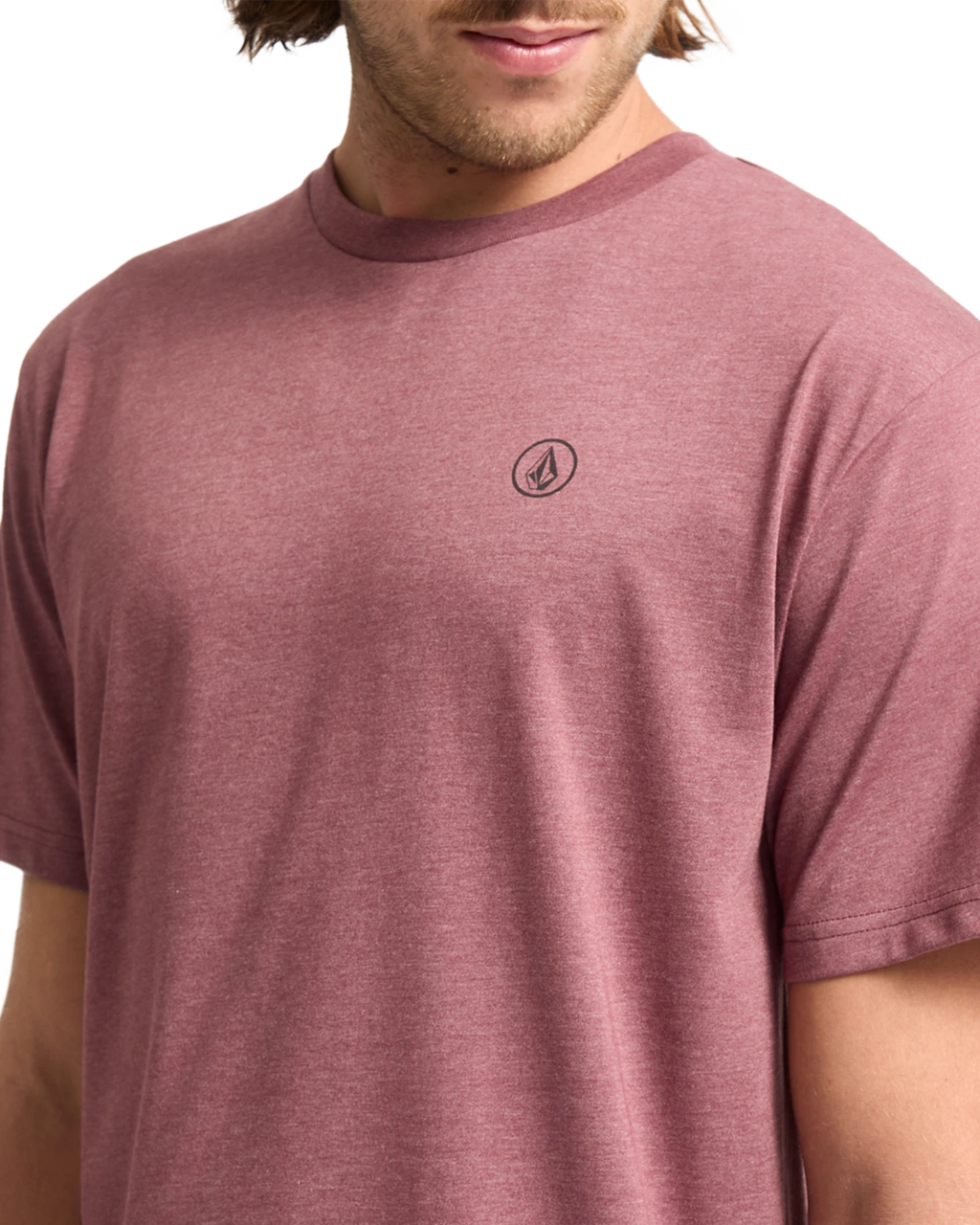 Volcom Circle Blanks camiseta manga corta hombre detail 3 | Merlot